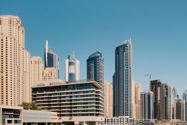 Dubai Marina towers, where Shazeb ICT installs time attendance systems